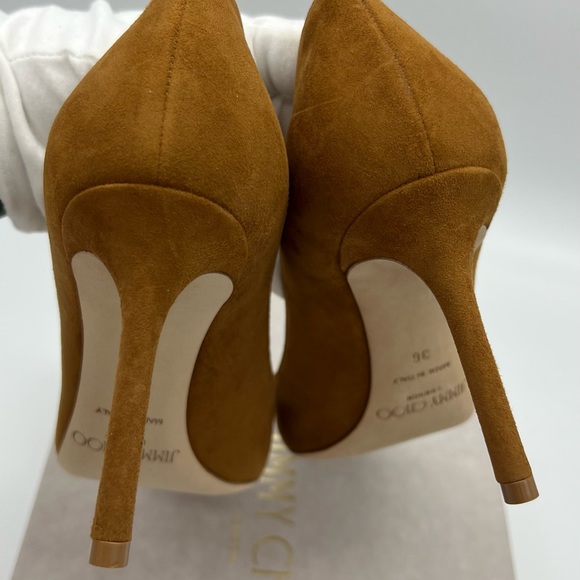 ❌SOLD❌Authentic Brand new Jimmy Choo suede leather Romy 85mm - Picture 13 of 15